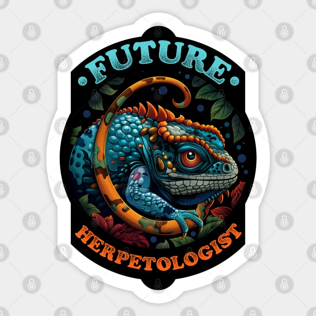 Future Herpetologist Sticker by TreehouseDesigns